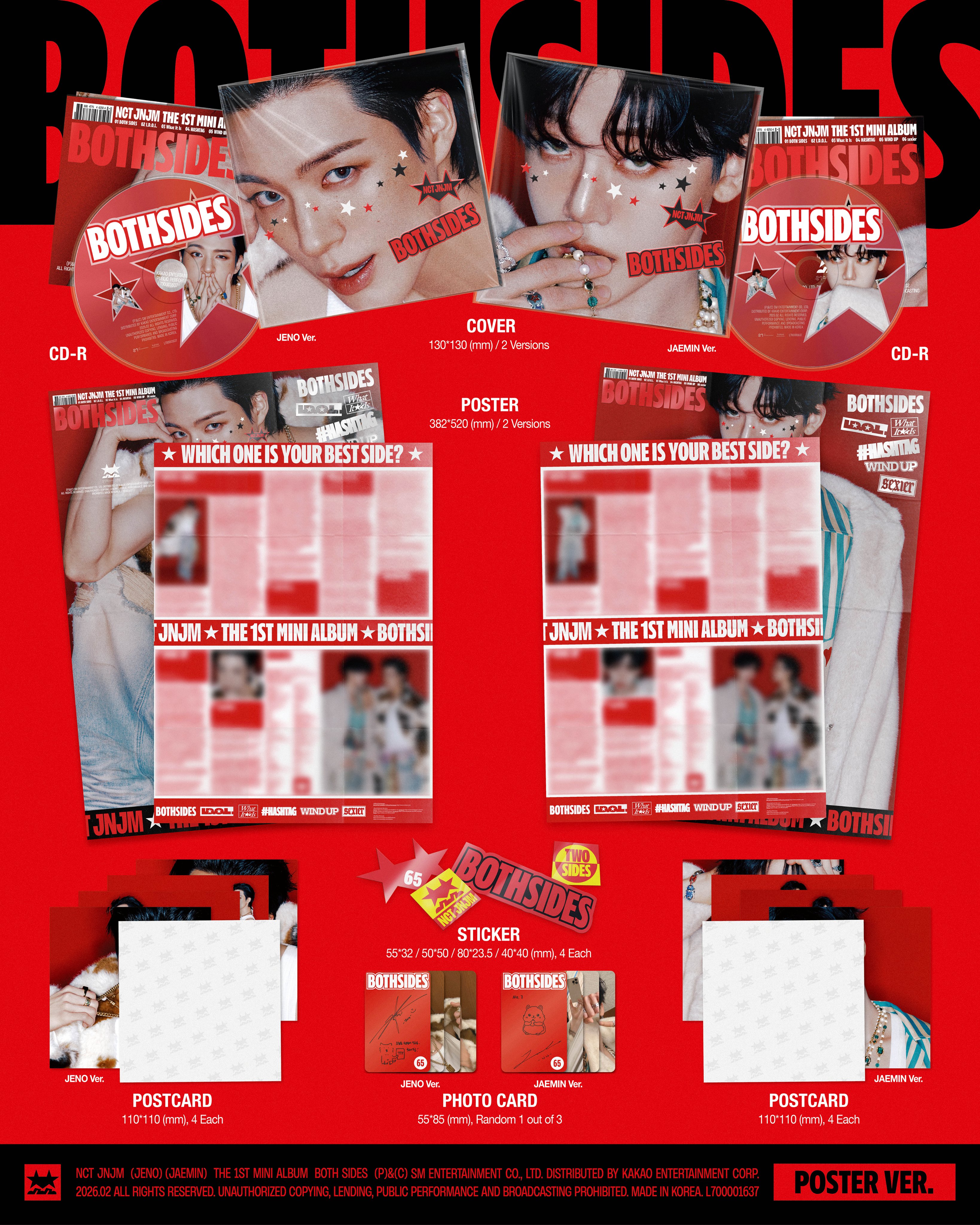 NCT JNJM - BOTH SIDES (Poster Ver.) | Musica